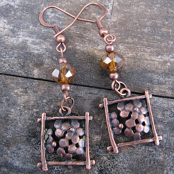 Amber Bling - Earrings - Weezie World