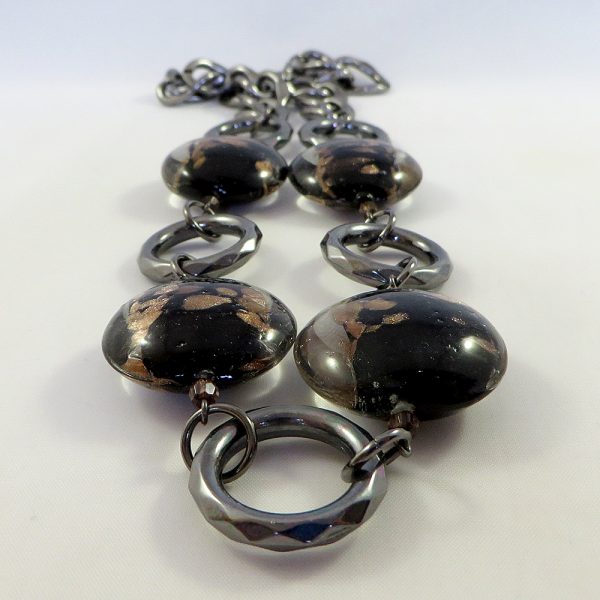 Gunmetal & Bronze - Necklace - Weezie World