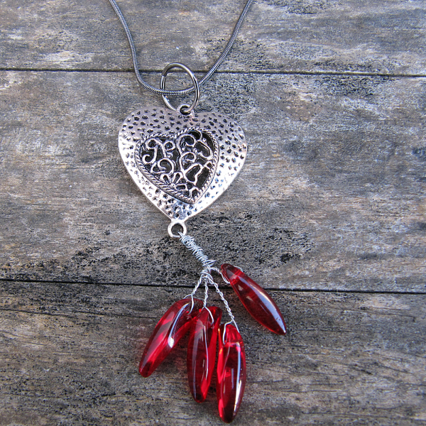 Heart Aflame - Necklace - Weezie World