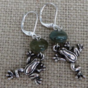 Froggie Went A-Courtin' - Earrings - Weezie World