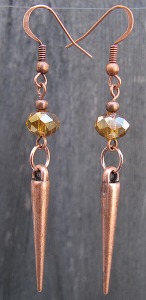 Spikey Shabby Chic - Earrings - Weezie World